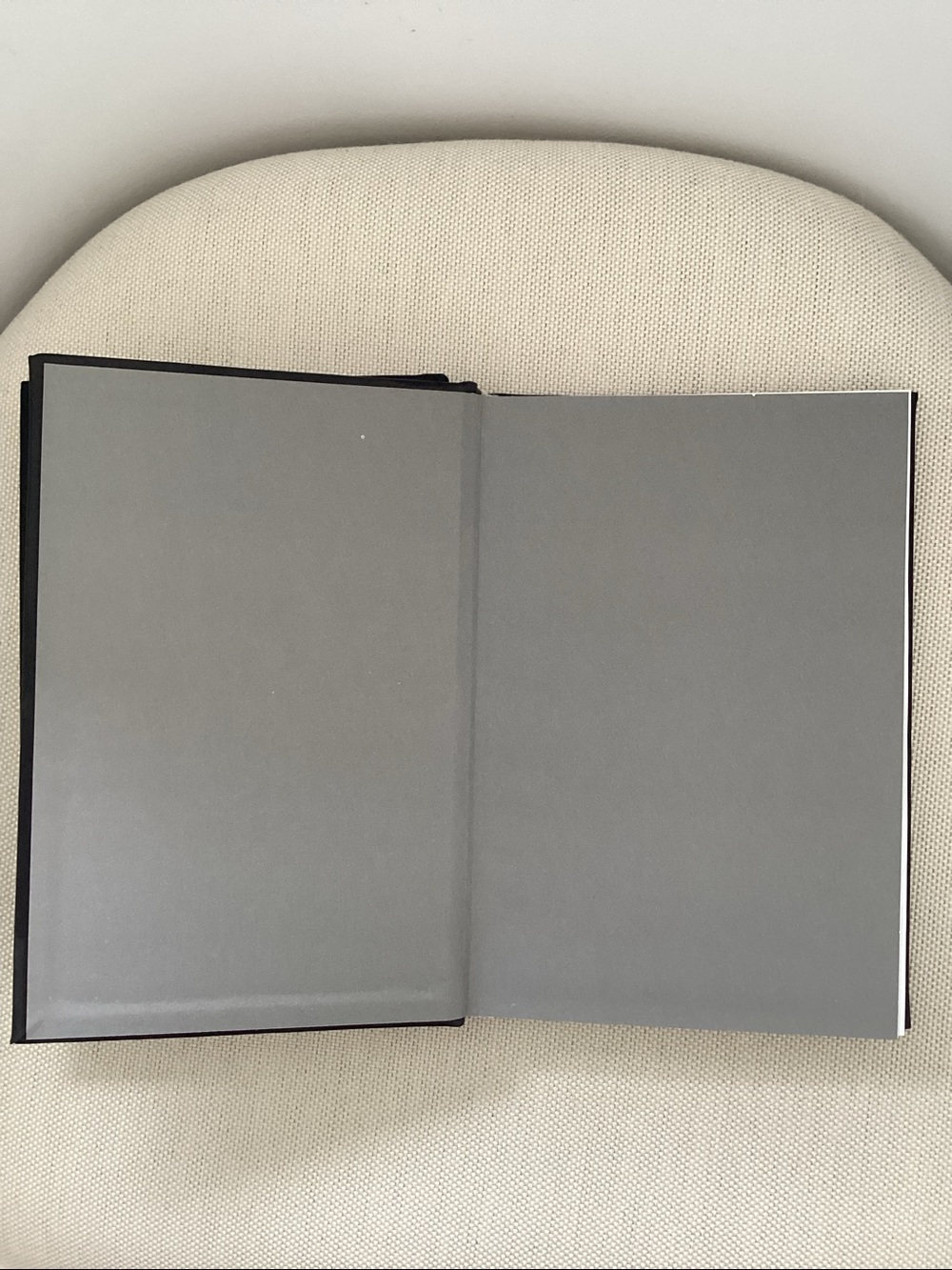 Classic Black Hardcover Lined Journal with Ribbon Bookmark Set of 2 - Picture 4 of 6